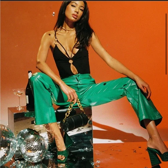 Princess Polly Pants Jumpsuits Nwt Princess Polly Ashlea Pu